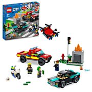 LEGO City 60319 Verfolgung durch Feuerwehr und Polizei