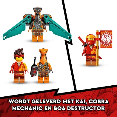 LEGO Ninjago 71762 Kais Feuerdrache EVO