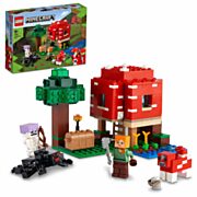 Lobbes LEGO Minecraft 21179 Het Paddenstoelenhuis aanbieding