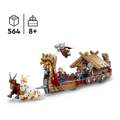 LEGO Super Heroes 76208 Le bateau-chèvre