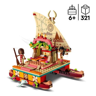 LEGO Disney 43210 Le bateau de découverte de Vaiana