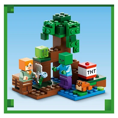 LEGO Minecraft 21240 L'aventure dans les marais
