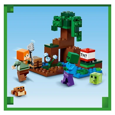 LEGO Minecraft 21240 Das Sumpfabenteuer