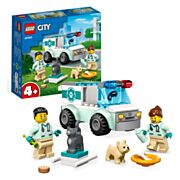 LEGO City 60382 Dierenarts Reddingswagen