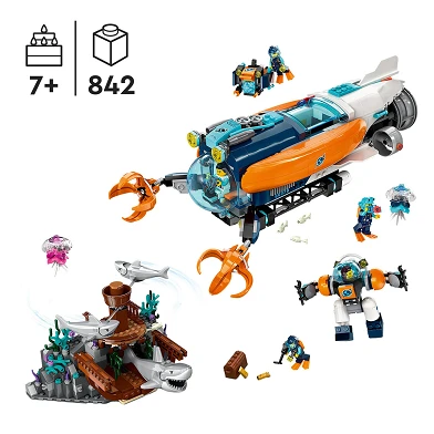 LEGO City 60379 Tiefsee-Erkundungs-U-Boot