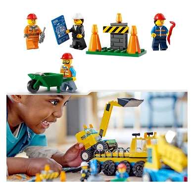 LEGO City 60391 Muldenkipper, Bauwagen und Abbruchkran