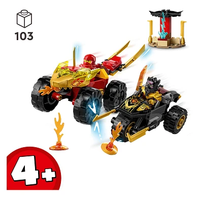 71789 LEGO Ninjago Kai und Ras‘ Duell zwischen Auto und Motorrad