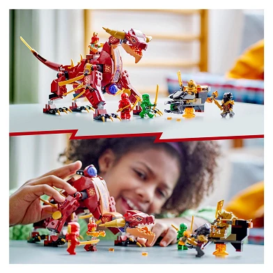LEGO Ninjago 71793 Heatwave transforme le dragon de lave
