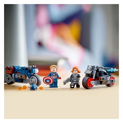 76260 LEGO Super Heroes Black Widow et Captain America Motos