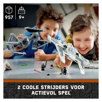 75348 LEGO Star Wars Mandalorian Fang Fighter vs. TIE-Abfangjäger-Set