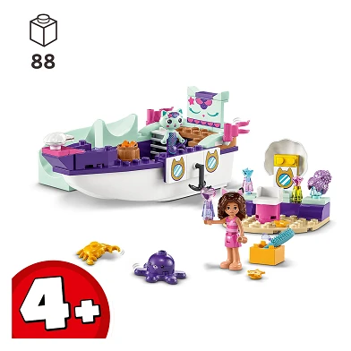 LEGO Gabby's Dollhouse 10786 Gabbys und Meerjungfrauenkatzes Verwöhnschiff