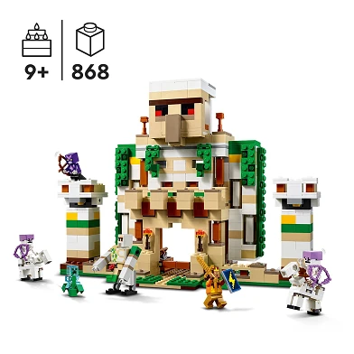 LEGO Minecraft 21250 Het Ijzergolemfort