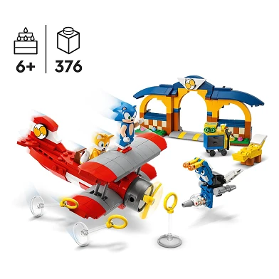 LEGO Sonic 76991 Tails Werkplaats en Tornado Vliegtuig