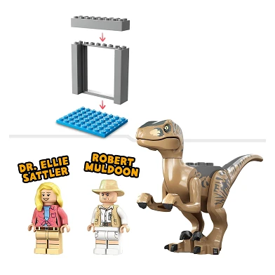 76957 LEGO Jurassic Park Velociraptor-Flucht