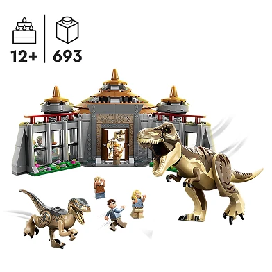 76961 LEGO Jurassic Park Visitor Center : Attaque de T. rex et de raptor