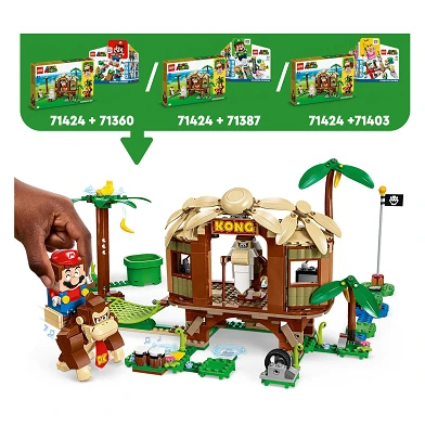 LEGO Super Mario 71424 Ensemble d'extension : La cabane dans l'arbre de Donkey Kong