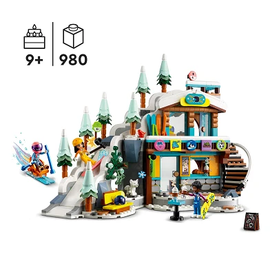 LEGO Friends 41756 Vakantie Skipiste en Cafe