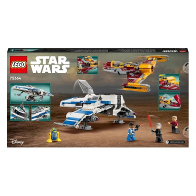 LEGO Star Wars 75364 New Republic E-Wing vs. Shin Hatis Starfighter-Raumschiff-Set