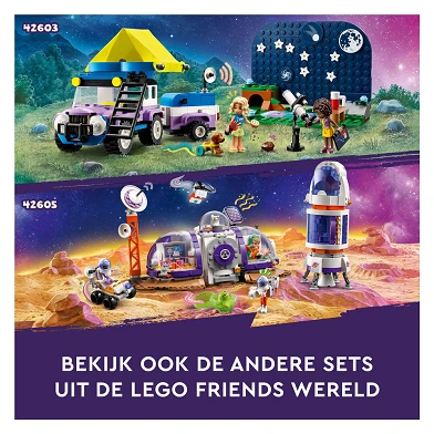 LEGO Friends 42605 Ruimtebasis op Mars en Raket