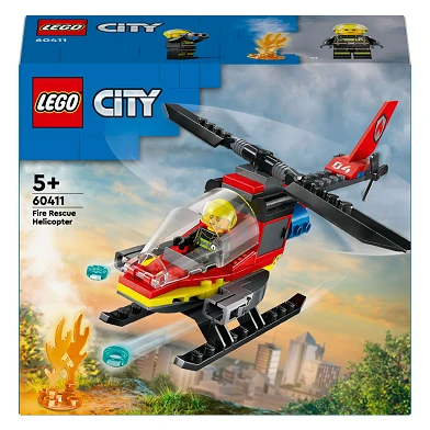 LEGO City 60411 L'hélicoptère de pompiers