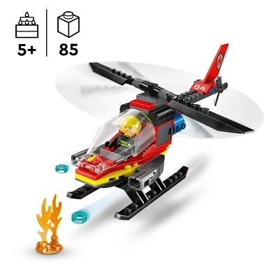 LEGO City 60411 Feuerwehrhubschrauber