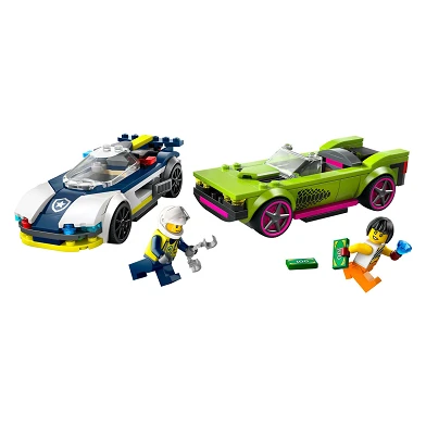 LEGO City 60415 Voiture de police et poursuite en voiture à grande vitesse