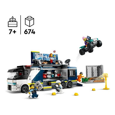 LEGO City 60418 Politielaboratorium In Truck
