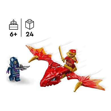LEGO Ninjago 71801 L'attaque du dragon montant de Kai