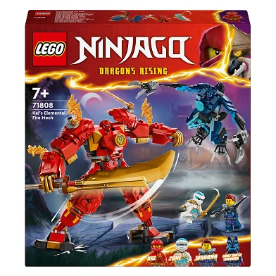 LEGO Ninjago 71808 Le robot de feu élémentaire Kais