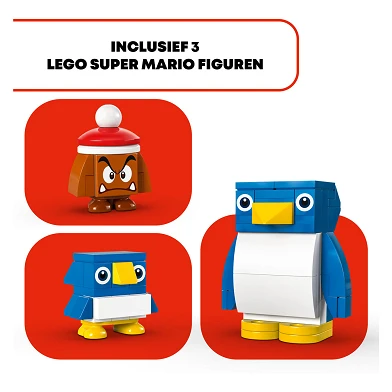 LEGO Super Mario 71430 Ensemble d'extension : Aventure dans la neige avec le pingouin et sa famille