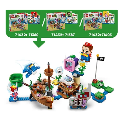 LEGO Super Mario 71432 Erweiterungsset: Dorries versunkenes Schiffswrack