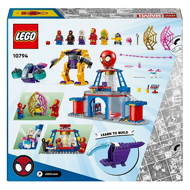 LEGO Marvel 10794 Quartier général de l'équipe Spidey Webspinner