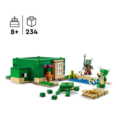 LEGO Minecraft 21254 La maison de Turtle Beach