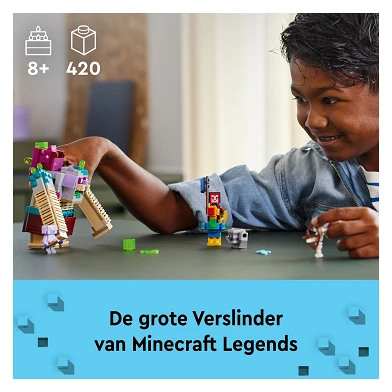 LEGO Minecraft 21257 Duel met de Verslinder