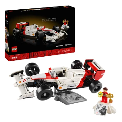 LEGO ICONS 10330 McLaren MP4/4 en Ayrton Senna