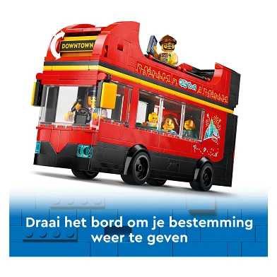 LEGO City 60407 Touristischer roter Doppeldeckerbus