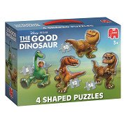 Das gute Dinosaurier-Form-Puzzle, 4in1