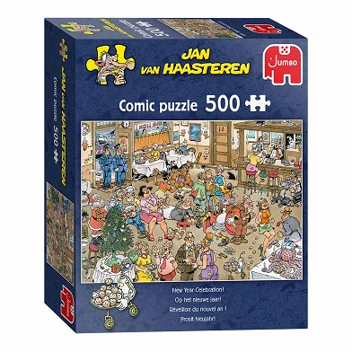Puzzle Jan van Haasteren - Boissons de Noël, 500 pièces.