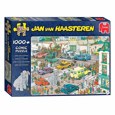 Puzzle Jan van Haasteren - Jumbo fait du shopping, 1000 pcs.