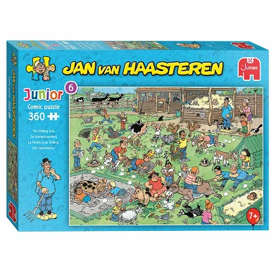 Jan van Haasteren Puzzle Junior Der Streichelzoo, 360 Teile.
