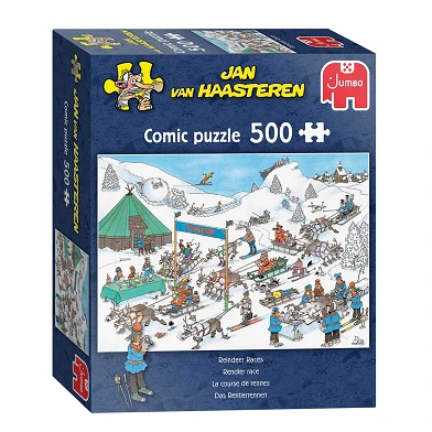 Puzzle Jan van Haasteren - Course de rennes, 500 pcs.