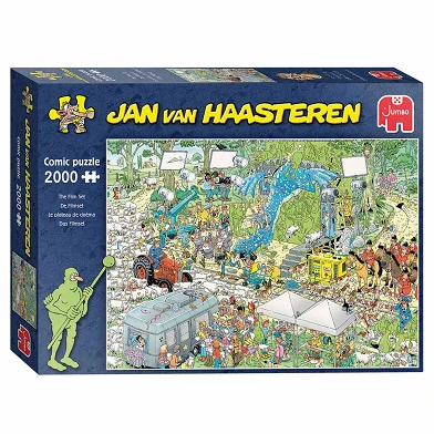 Puzzle Jan van Haasteren - Le plateau de tournage, 2000e.