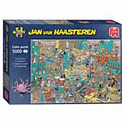 Jan van Haasteren Puzzle - Der Musikladen, 5000 Teile.
