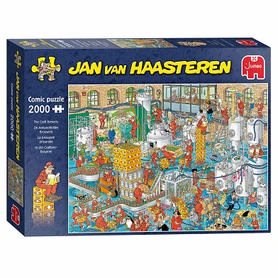 Jan van Haasteren Puzzle - Die Craft Brewery, 2000 Teile.