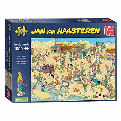 Puzzle Jan van Haasteren – Sculptures de sable, 1000 pièces.