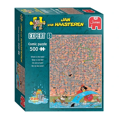 Jan van Haasteren Jigsaw Puzzle Expert 05 Où est la fuite ? 500 pièces.