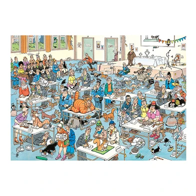 Jan van Haasteren Puzzle – Katzenausstellung, 1000.