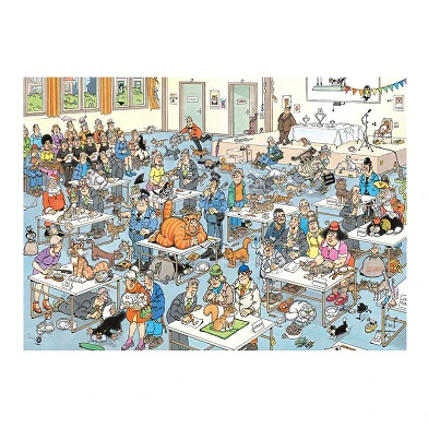 Jan van Haasteren Puzzle – Katzenausstellung, 2000er Jahre.