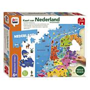 Ich lerne Karte der Niederlande