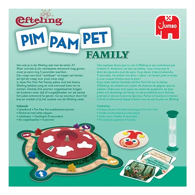 Jumbo Pim Pam Pet Famille Efteling